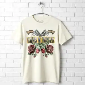 Guns N Roses Pistols Crossed Men's T Shirt