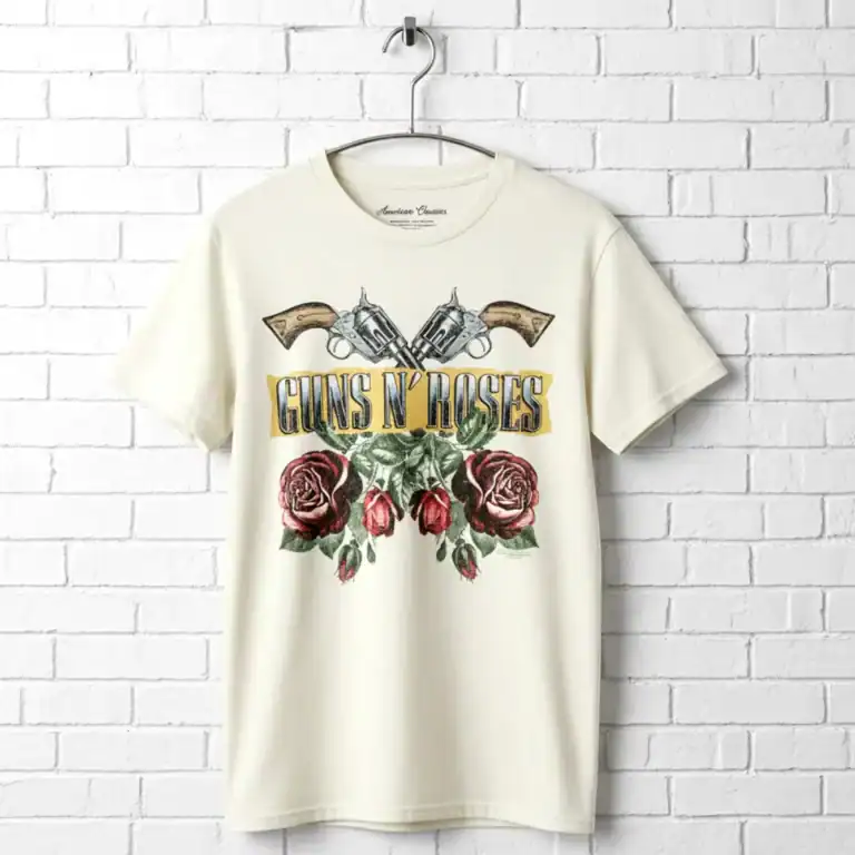 Guns N Roses Pistols Crossed Men's T Shirt