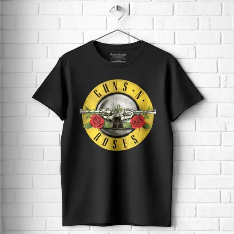 Guns N Roses Band Logo Men's T Shirt