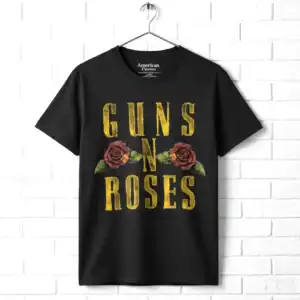 Guns N Roses Vintage Roses Men's T Shirt Wall