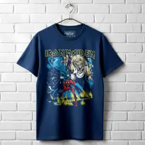 Iron Maiden Number of the Beast Art Men's T-Shirt wall