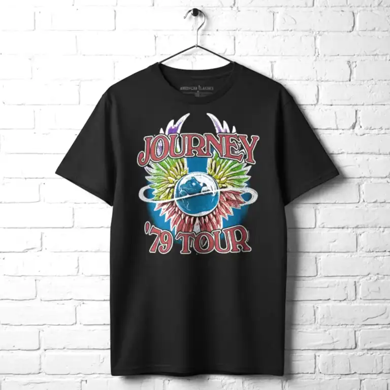 Journey Evolution Tour 79 Men’s T Shirt wall