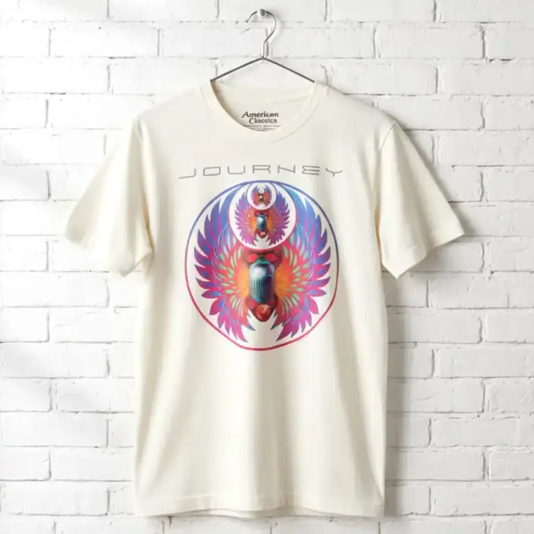 Journey Scarabs Captured Album Men’s T Shirt wall