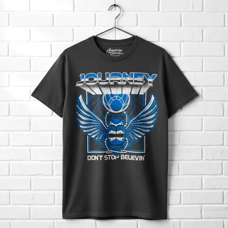 Journey Scarab Don't Stop Believin' Men's T Shirt walla