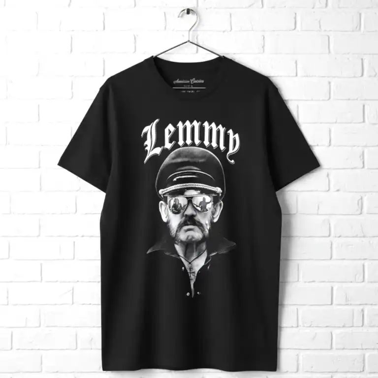 Lemmy Reflections Men's T Shirt wall