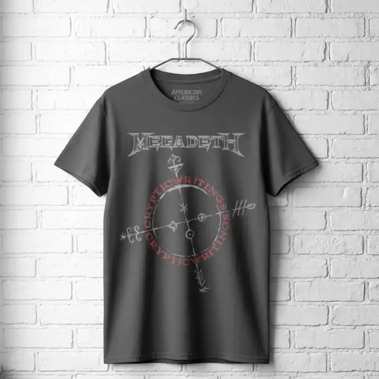 Megadeth Cryptic Writings Pilot Men's T Shirt wall
