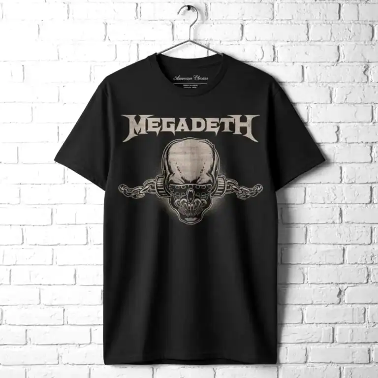 Megadeth Vic Rattlehead Men's T Shirt wall