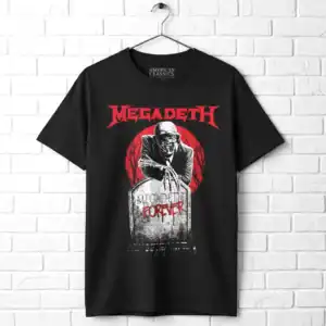 Megadeth Forever Men's T Shirt wall