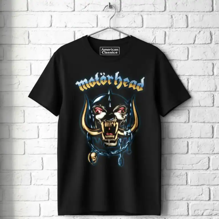 Motorhead Chrome Warpig Men's T Shirt wall
