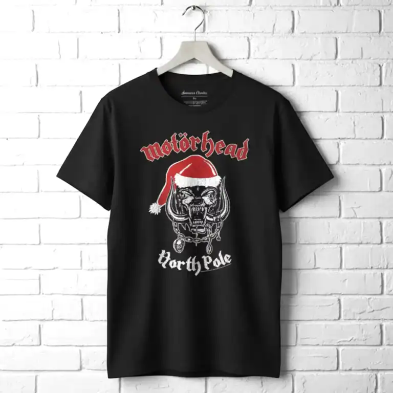 Motorhead North Pole Men's T Shirt wall