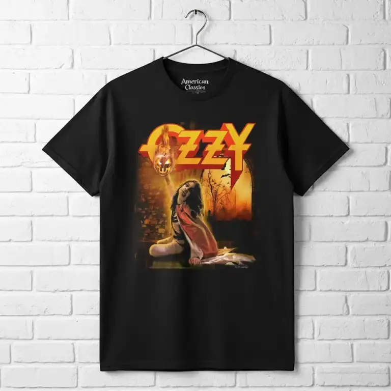 Ozzy Osbourne Evil Blizzard of Ozz Men's T Shirt wall