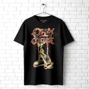 Ozzy Osbourne Blizzard Crucifix Men's T Shirt wall