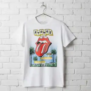 Rolling Stones California Motel Men's T Shirt wall
