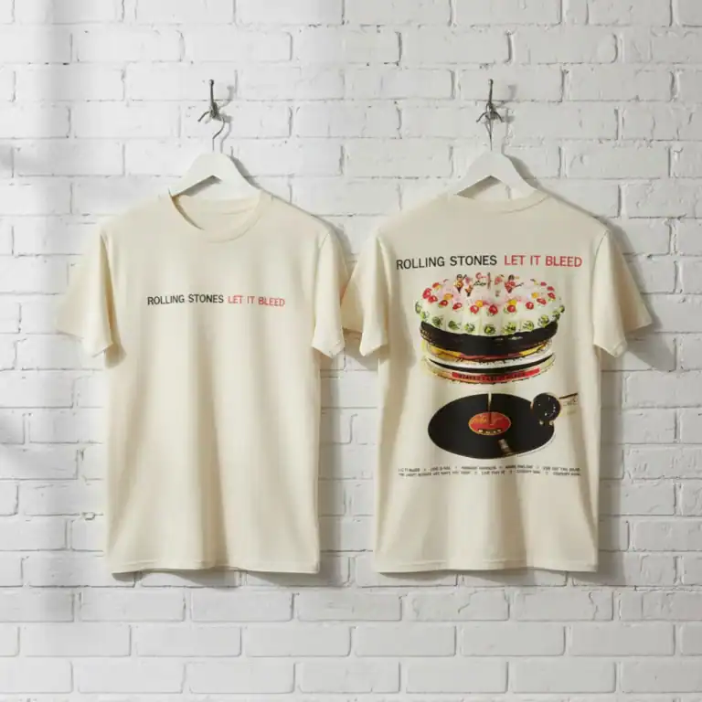 Rolling Stones Let It Bleed Album Men's T Shirt wall