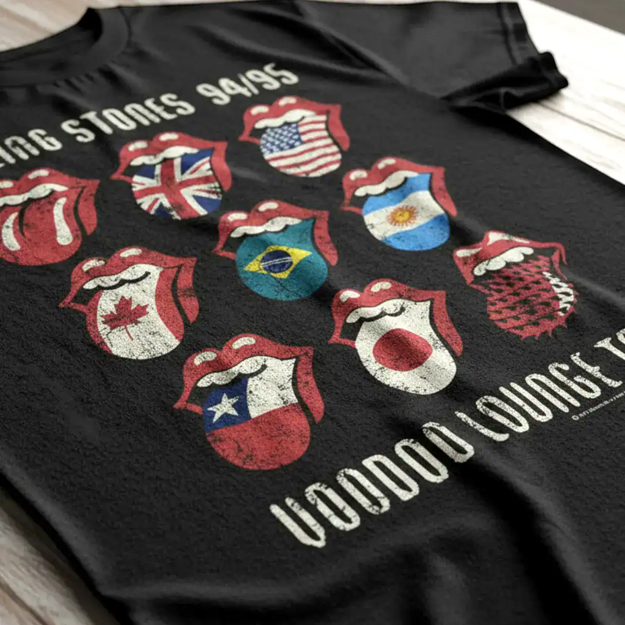 Rolling Stones Voodoo Lounge World Tour Men's T Shirt zoom