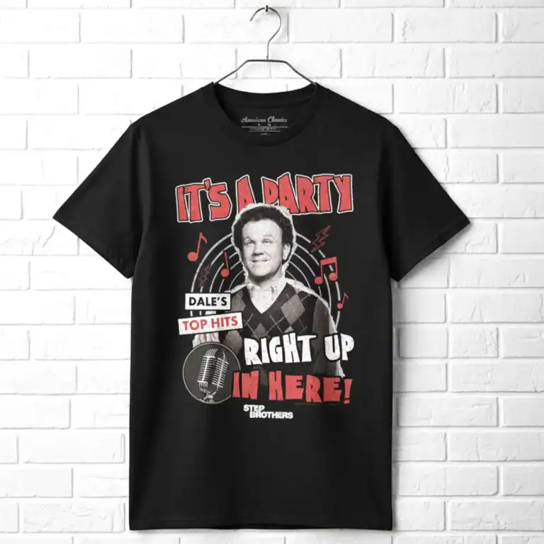 Step Brothers It's a Party Men's T-Shirt wall