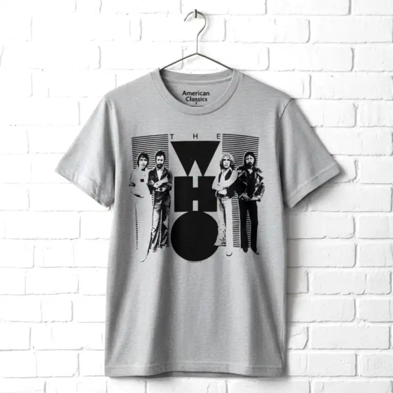 The Who 75 Mono Version Men's T Shirt wall