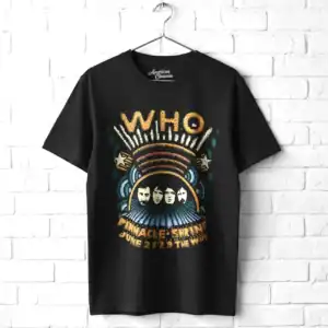 The Who Pinnacle Shrine Concert Men's T Shirt wall