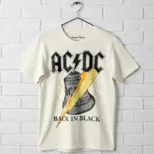 AC/DC Hells Bells men's T shirt with lightning bolt and bell graphic. Perfect for rock fans and conc.