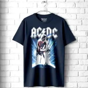 AC/DC Ballbreaker album band T shirt, vintage rock music apparel for men.
