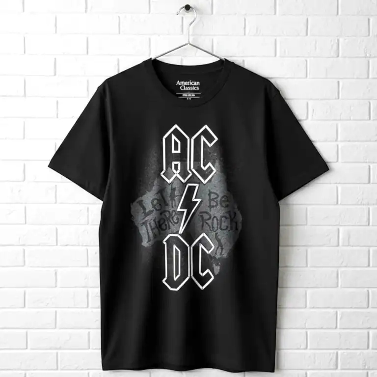 ACDC Let There Be Rock Australia Men's T Shirt.