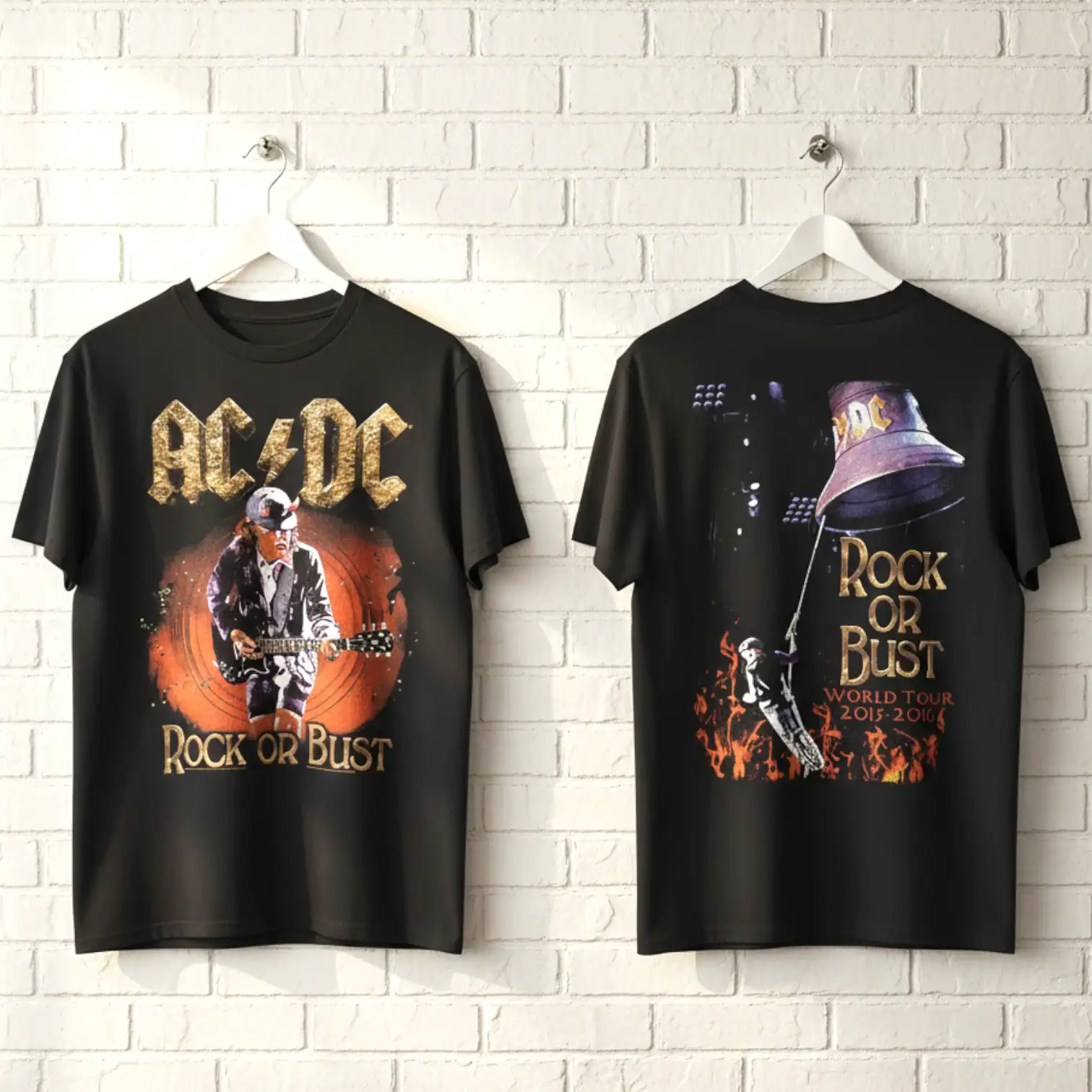 AC/DC Rock T-Shirt or bust tshirt