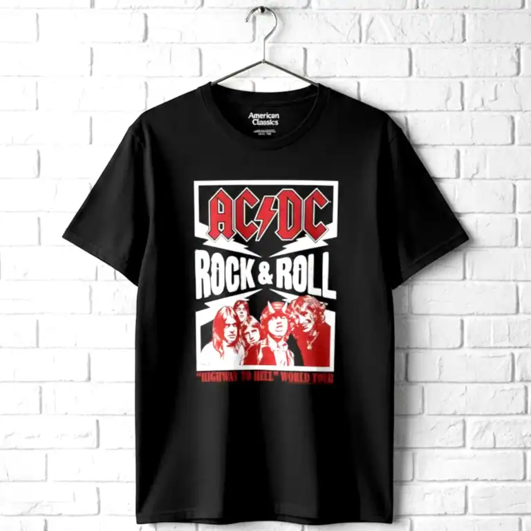 AC/DC Highway to Hell World Tour Men's T Shirt.