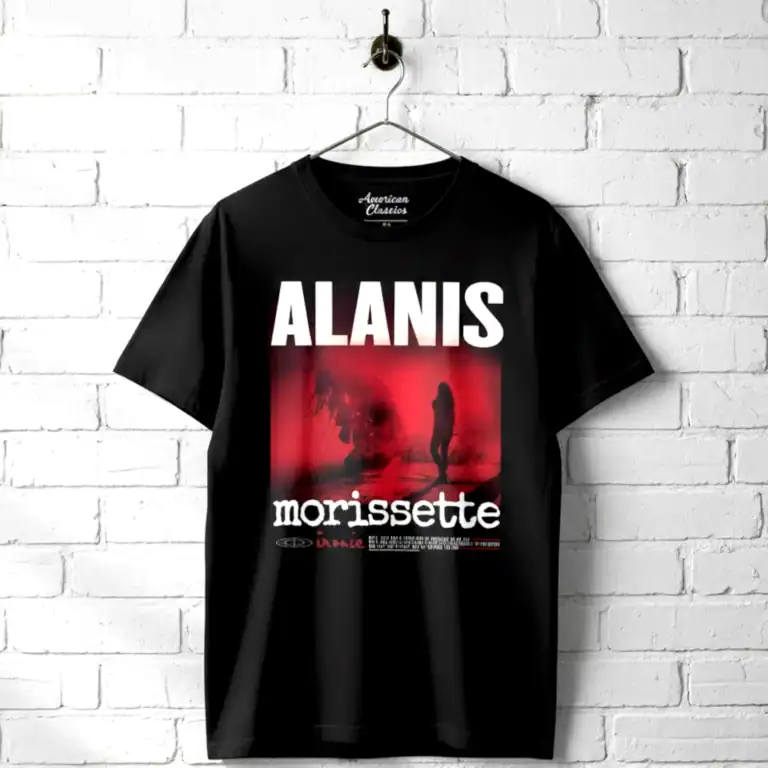 ALANIS MORISSETTE Ironic Men's T Shirt for Fans.