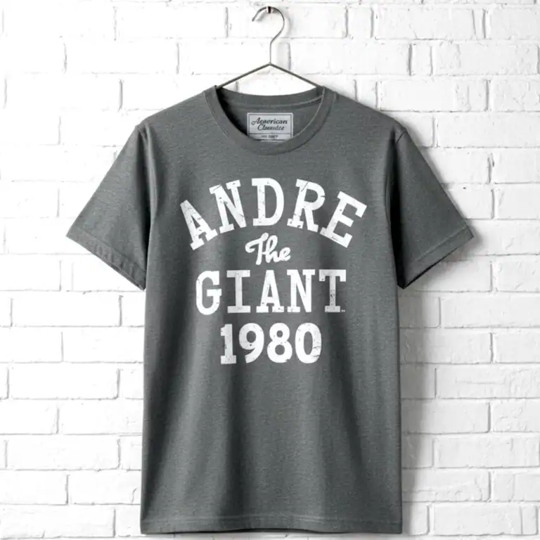 Andre the Giant 1980 Training Logo Men's T Shirt