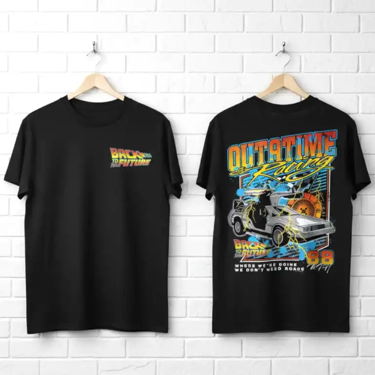 Back to the Future Outatime Racing 88 Men's T Shirt