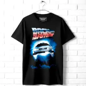 Back to The Future DeLorean Flying Car Men's T Shirt