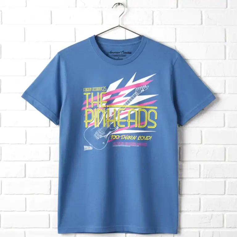 Back to The Future Pinheads Band Men's T Shirt