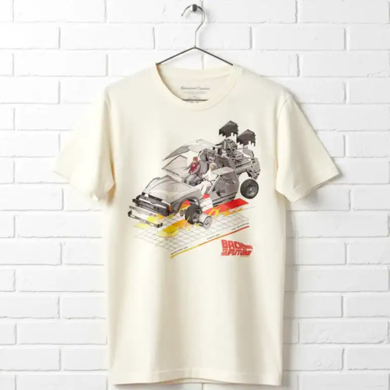 Back to The Future Deconstructed DeLorean Men's T Shirt