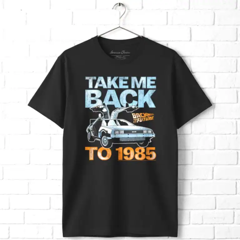 Back to The Future Take Me Back to 1985 Men's T Shirt