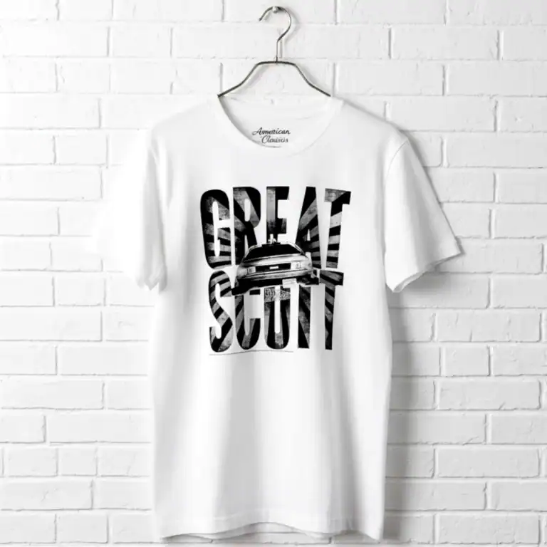 Back to The Future Great Scott Men's White T Shirt