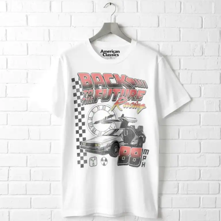 Back to the Future Racing Men's T Shirt