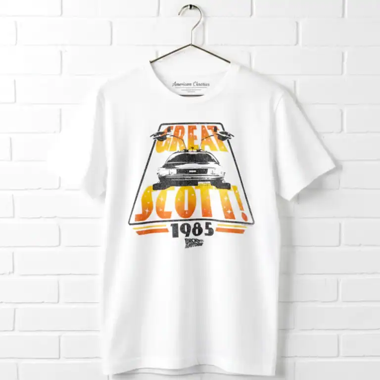 Back to The Future Great Scott 1985 Men's T Shirt