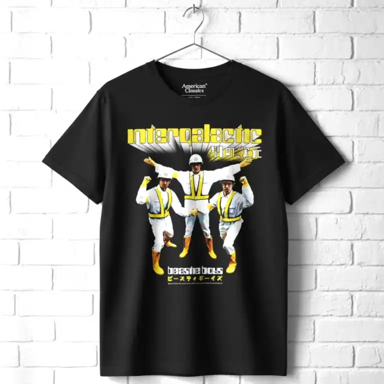 Beastie Boys Intergalactic Japan Men's T Shirt wall