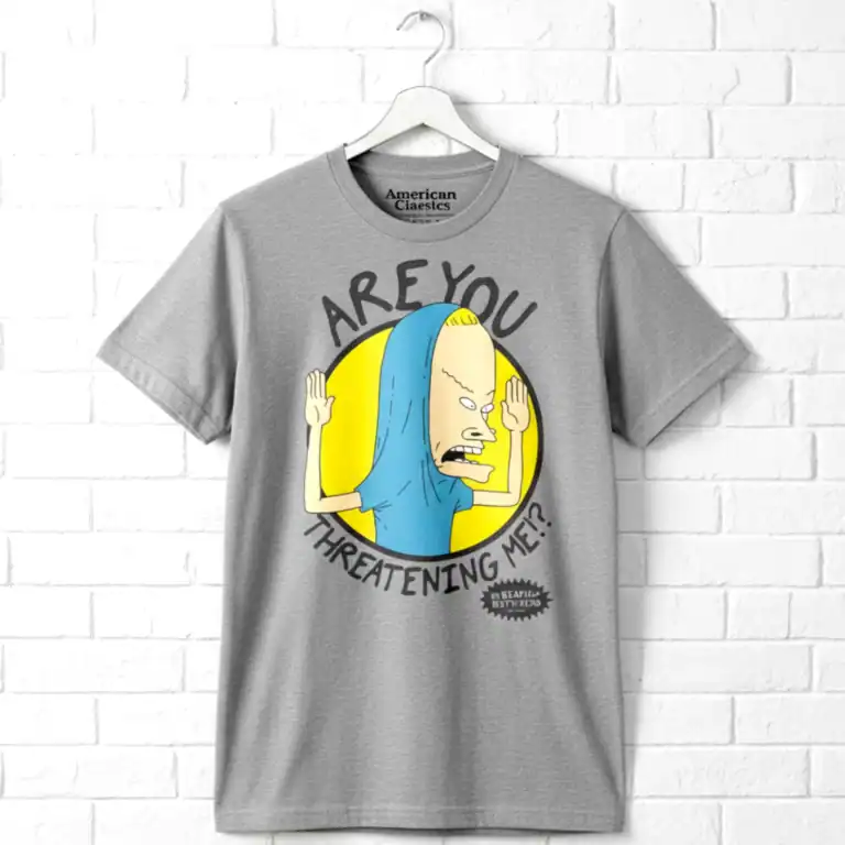 Beavis and Butthead Cornholio Threatening Me Men's T Shirt