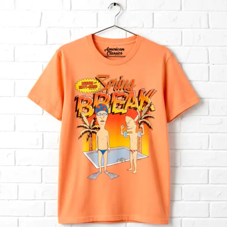 Beavis and Butthead on Spring Break Men's T Shirt