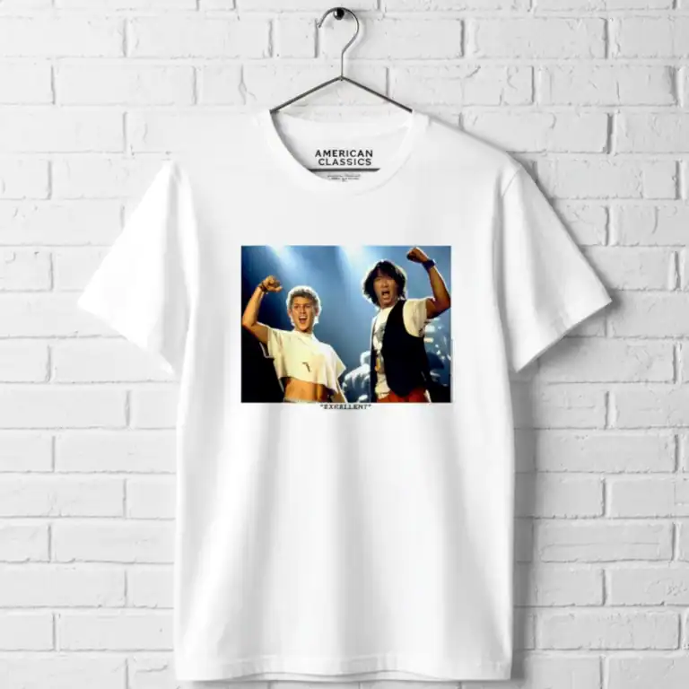 Bill & Ted Dudes On Stage Men's T Shirt