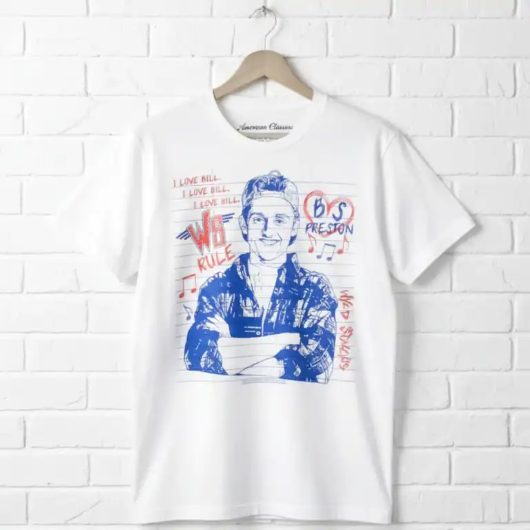 I Love Bill S Preston Notebook Doodles Men's T Shirt