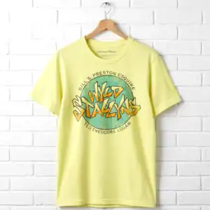 Bill & Ted Wyld Stallyns Men's Yellow T Shirt