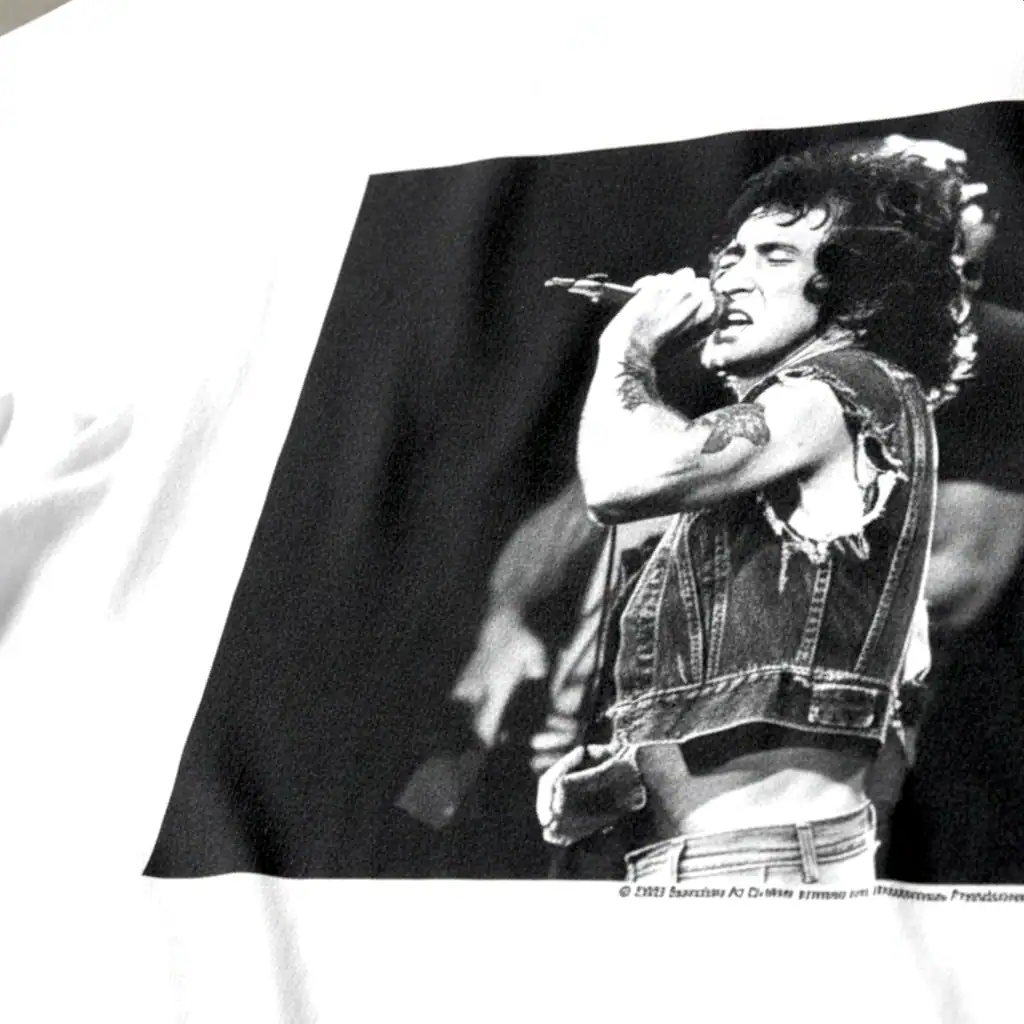 ACDC Bon Scott Singing T-Shirt