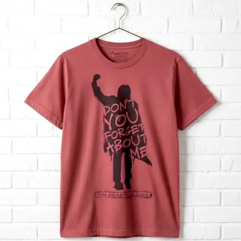 Breakfast Club Don't You Forget About Me Silhouette Men's T Shirt