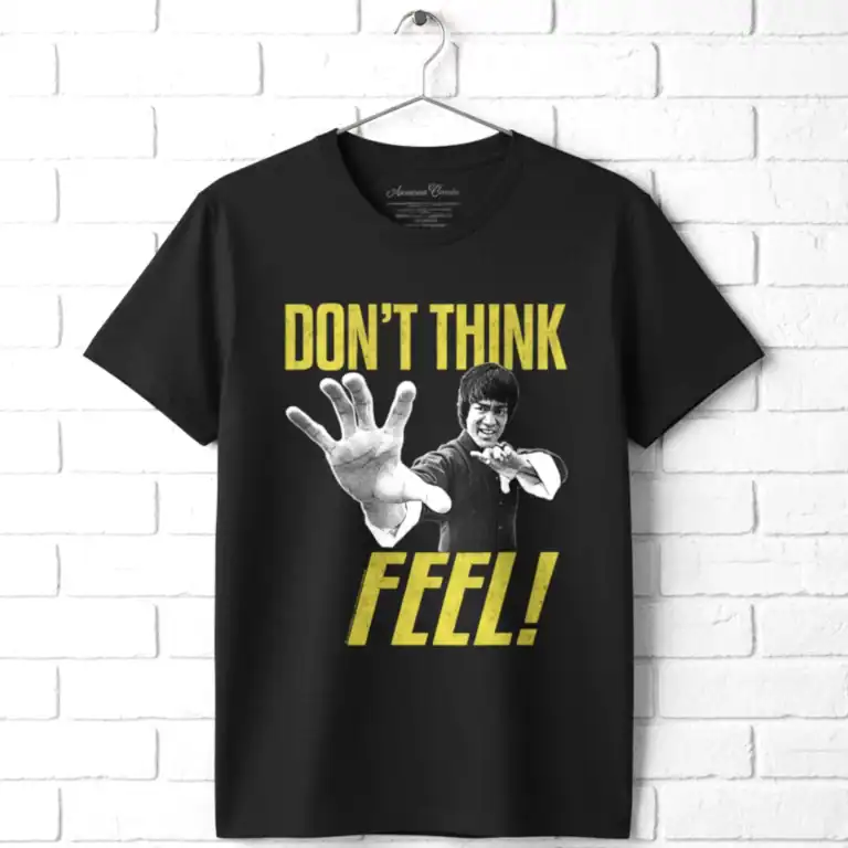 Bruce Lee Don’t Think Feel Men's T Shirt