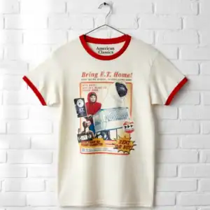 ET VCR Video Poster Ringer T Shirt