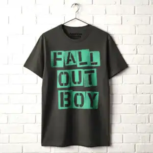 Fall Out Boy Scrabble Logo Men’s T Shirt