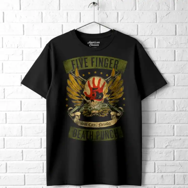 Five Finger Death Punch Sin City Nevada Men's T Shirt