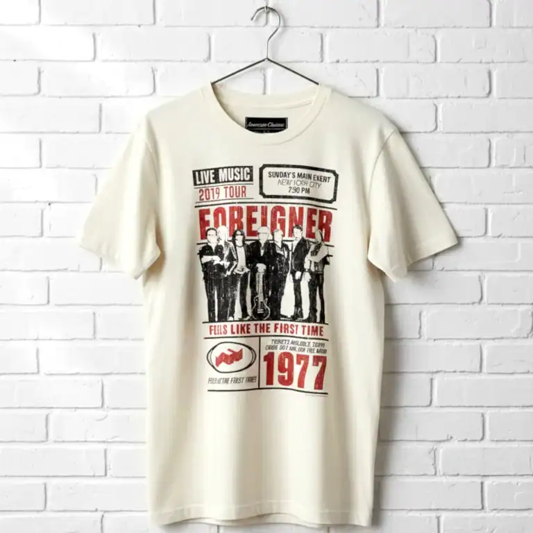Foreigner Feels Like the First Time Tour Men's T Shirt